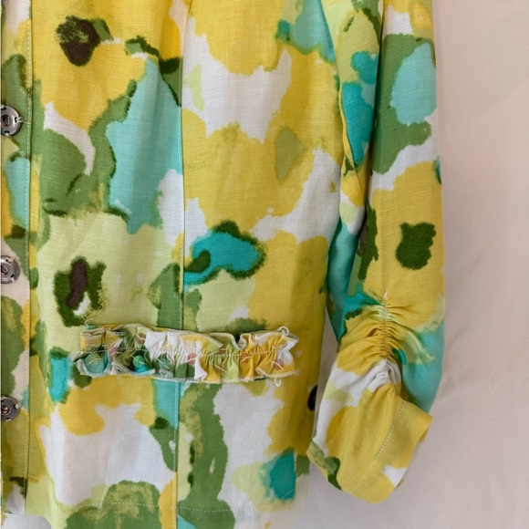 Ruby Rd. Multicolor Linen Blend Top - Picture 4 of 6